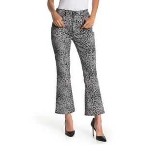Rag & Bone Hana High-Rise Leopard Cropped Jeans